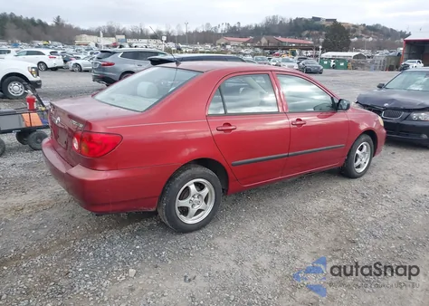 2003 Toyota Corolla Ce z USA, uszkodzony, nr VIN 1NXBR32E93Z010592